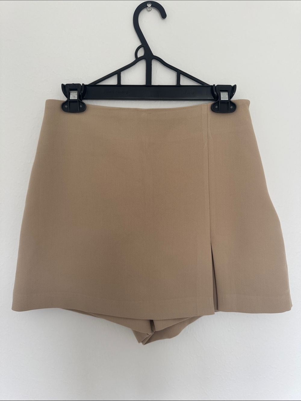 Zara Beige Skort with Front Overlap